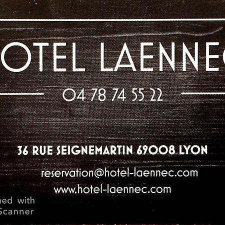 Laennec Hotel Lyon Eksteriør billede